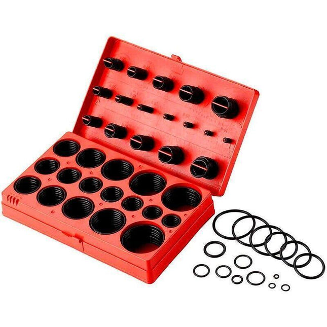 419 Pcs Rubber O Ring Kit Metric Grommet Seal Plumbing Garage O-Ring Assortment - Aimall