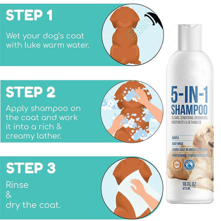 Lavender Scent Pet Shampoo for Cats and Dogs Long-Lasting Fragrance Bath Supplies