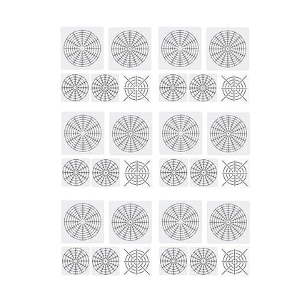 30PCS Mandala Stencil Set DIY Hand-painted Art Templates Craft Supplies Kit