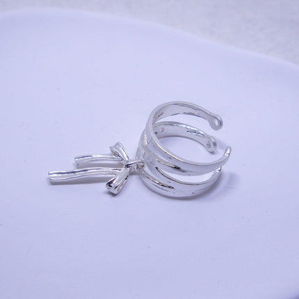 Adjustable Open Finger Ring Elegant Design Fashion Jewellery for Women Gifts