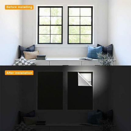 Portable Blackout Curtains for Sunscreen Window Shades Light Blocking Drapes