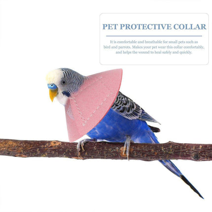Parrots Birds Anti Bite Pecking Protection Collar Adjustable Pet Safety Guard