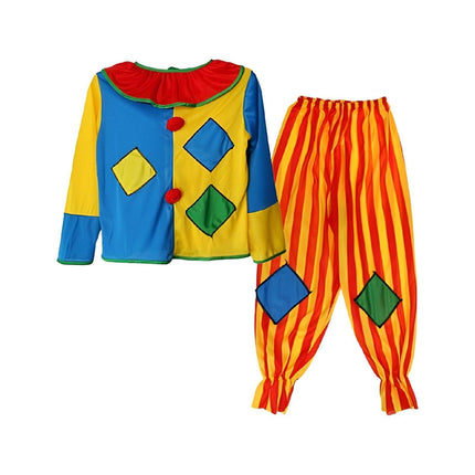 Halloween Boy Girl Clown Costume Cosplay Masquerade Magic Costume Circus Clown Suit