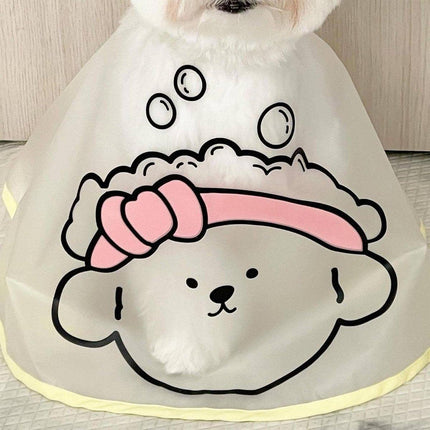 Pet Grooming Bathing Cloth Cleaning Coat Waterproof Cloak Cover for Dogs Cats
