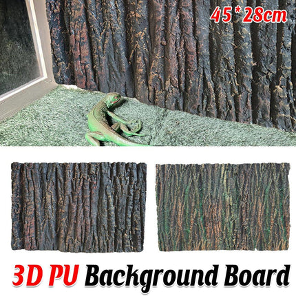3D Reptile Box Background Plate Rock Stereoscopic Aquascape Tank Decoration