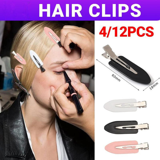 No Bend Hair Clips No Crease Hair Clips Fix Pin Barrette For Makeup Women Girl - Aimall
