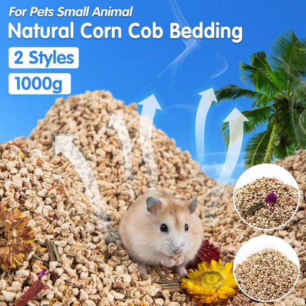 Plants Corncob Bedding Nest Pad for Hamster Rabbit Hedgehog Small Pet Supplies - Aimall