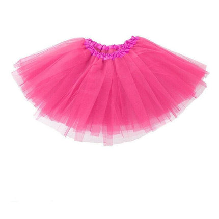 Kids Size Girls Tutu Skirt Princess Dressup Party Costume Ballet Dancewear - Aimall