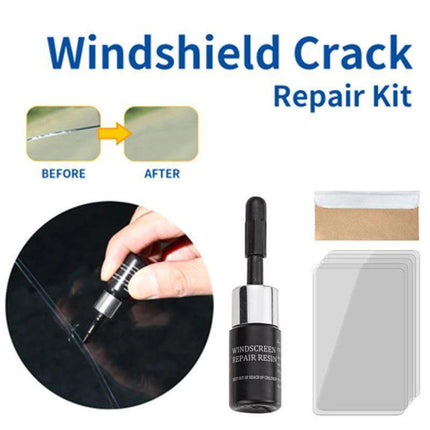 Window Tool Crack Remove Chip Resin Glass Recovery Car Windscreen Repair Kit - Aimall