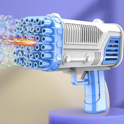 36 Holes Bubble Gun Automatic Gatling Soap Water Bubble Machine Outdoor Party - Aimall
