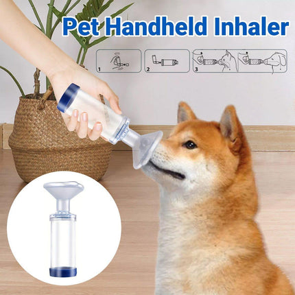 Pet Dog and Cat Inhaler Mouthpiece Handheld Inhaler for Pets Health Care Use