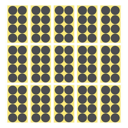8/13/25/50mm Colour Sticker Dots Adhesive Round Labels Circular Scrapbooking Grey - Aimall