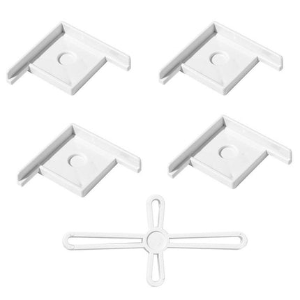 5pcs Plastic Fish Tank Base Bracket Corner Guard Stand Holder for Aquarium Tanks