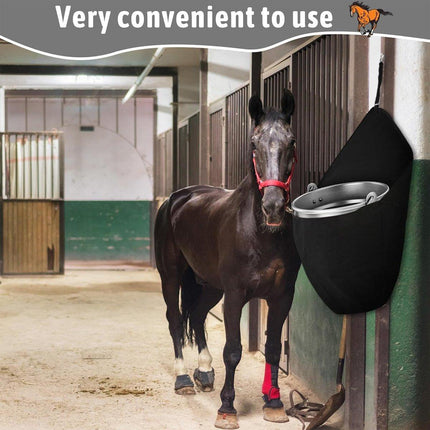 Equestrian Stable Bucket Bag Outdoor Horse Riding Bucket Bag for Horse Supplies
