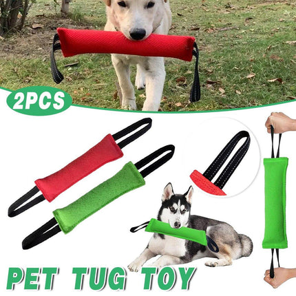 Cloth Bite Stick Teether Dog Training Bite Stick Durable Chew Toy for Pets