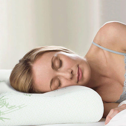 1/2PCS Memory Foam Neck Pillow Wavy Contour Slow Rebound Pillow