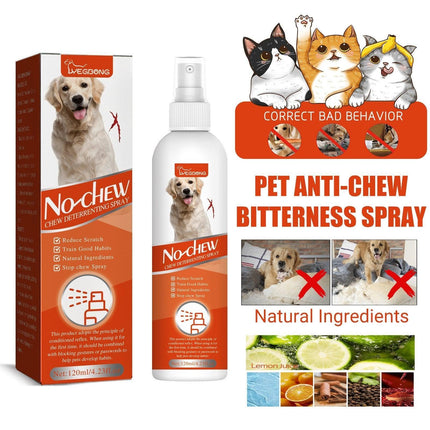 Anti Chew Spray Stops Dogs Cats Scratching Sofas Gnawing Behavioral Correction