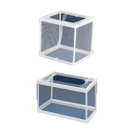 2pcs Fish Breeding Hatchery Box Juvenile Isolation Net Fry Spawning Incubator
