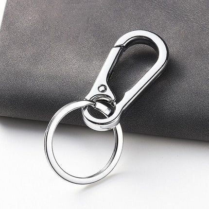 3PCS Clasp Clips Hook Alloy Key Ring Split Detachable Keychain Durable Diy - Aimall