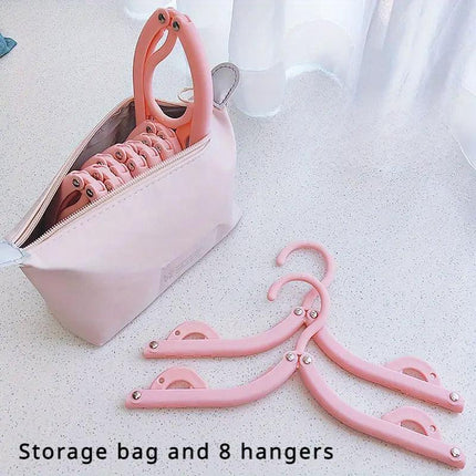 Portable Foldable Clothes Rack Travel Drying Stand for Home and Outdoor Use