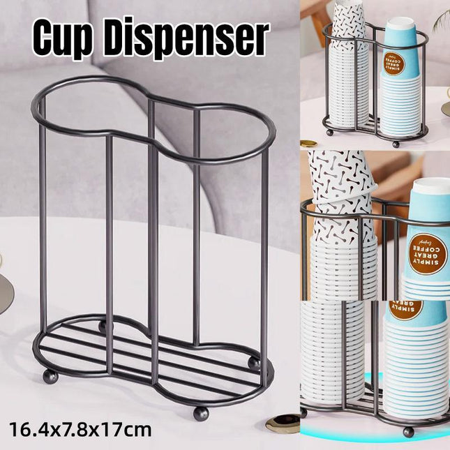 Desktop Water Cup Holder Paper Cup Pickup Stand Storage Organizer for Cups