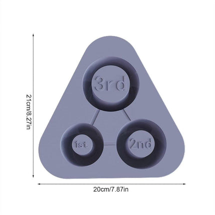 Silicone Ice Cube Tray with lid for Stanley Cups Makes 3 Large Hollow Ice Cubes