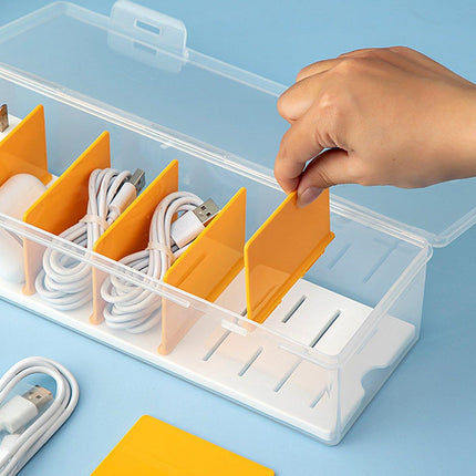 Desktop Cable Organizer Data Cable Winder Cord Management Holder for Office Use