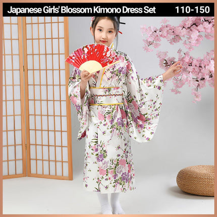 Toddler Kids Baby Girls Outfits Clothes Kimono Robe Japanese Traditional Costume - Aimall