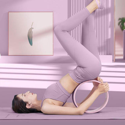 Yoga Wheel Back Roller for Pilates Open Shoulder Widened Circle Back Massage