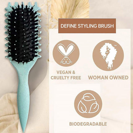 Bounce Curl Defining Styling Brush Air Cushion Comb for Hair Care and Styling