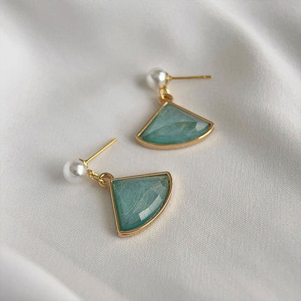 Mori Ginkgo Leaf Earrings Vintage Jewelry for Women Nature Inspired Stud Earring