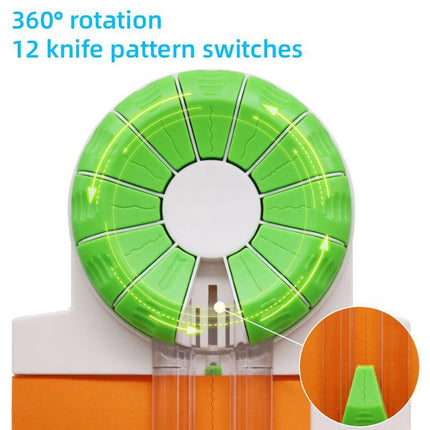 12-in-1 Manual Paper Cutter Creasing Machine Portable Multifunctional Trimmer