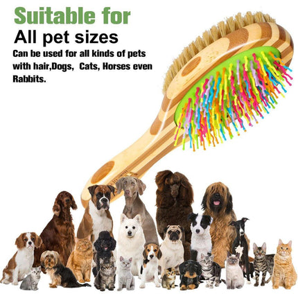Double Sided Pet Comb Dogs Cats Knot Removal Grooming Brush Detangling