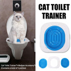 Cat Toilet Seat Trainer Kit Easy Toilet Training System for Cats Kittens