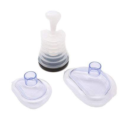 Respiratory Trainer Suffocation Emergency Rescue Mask Heart And Lung Device