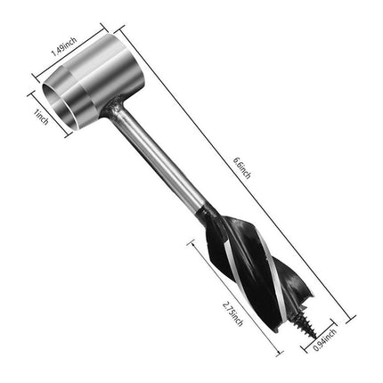 Outdoor Survival Tool Wood Drill Manual Hand Auger Wrench for Bushcraft Settlers - Aimall
