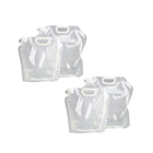 4pcs Folding Water Storage Bag Portable Bucket for Camping Hiking Outdoor Sports