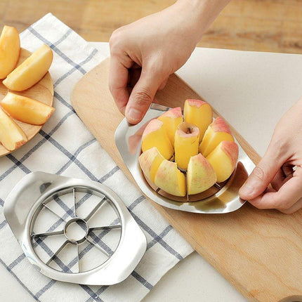 1/2PCS Apple Corer Slicer Peeler Stainless Steel Fruit Cutter Divider Home Tool