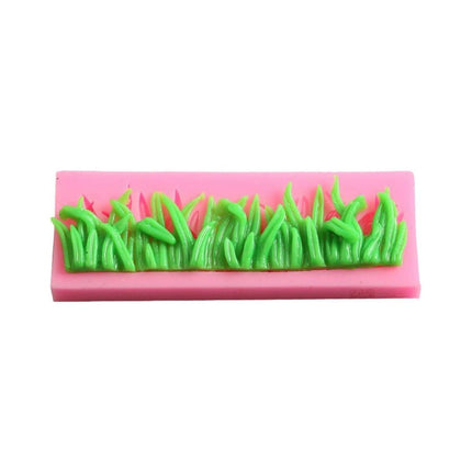 2PCS Grass Shape Silicone Cake Mold DIY Chocolate Baking Tool for Cookies Cake