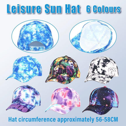 Tropical Fruit Tie-dye Baseball Cap Fashion Sun Hat Casual Outdoor Sports Cap