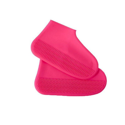 Shoe Cover Waterproof Silicone Non Slip Rain Water RUBBER Foot Boot Overshoe M Size - Aimall