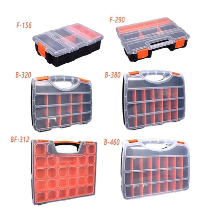 Clear Plastic Storage Box Multi Compartment Organizer for Small Parts Beads