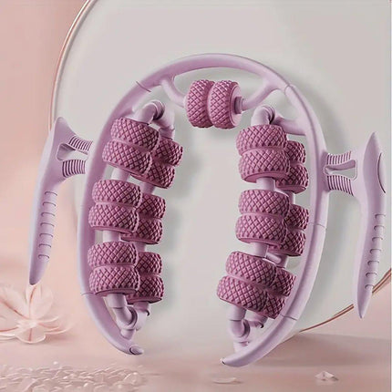 Leg Muscle Massager Roller 26 Round Wheel Calf Relaxation Yoga Fitness Tool