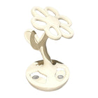 6 Slots Ceramic Toothbrush Holder Flower Shaped Makeup Brush Bathroom Shelf