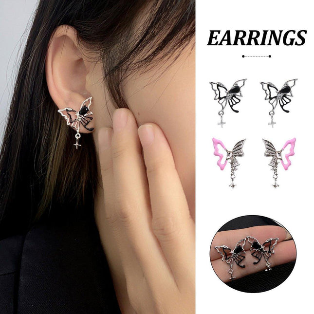 Stylish Hollow Butterfly Earrings for Women Lightweight Fashion Jewelry Elegant
