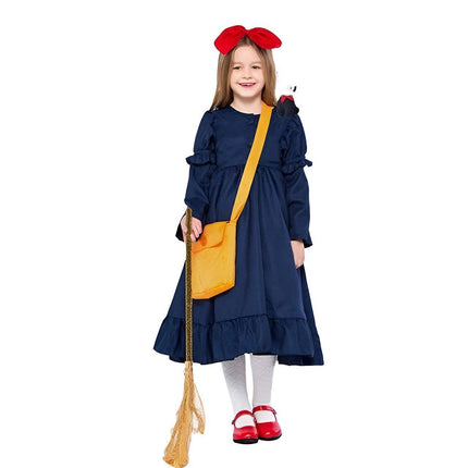 Parent-Child Anime Cosplay Costume Adult Secondary Cosplay Little Witch Witch Kiki Halloween Costume