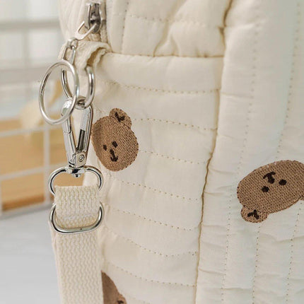 Backpack Nappy Diaper Bag with Stroller Straps Hanging Organiser for Travel and Daily Use