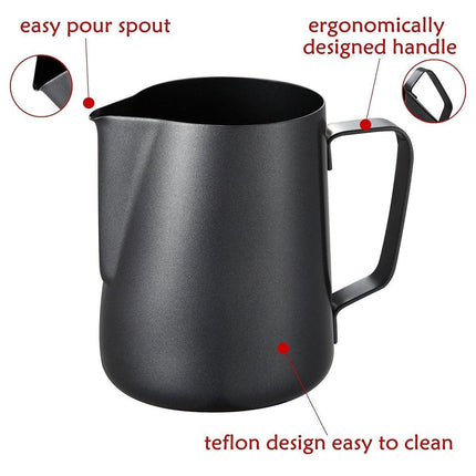 350ML Milk Frothing Pitcher Jug Frother Coffee Latte Container Pitcher Cup