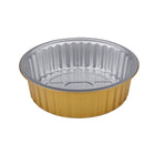 50PCS Thickened Round Aluminum Foil Containers with Plastic Lids