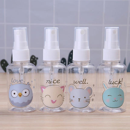 50ML Clear Travel Transparent Plastic Perfume Atomizer Empty Spray Bottle Gifts - Aimall